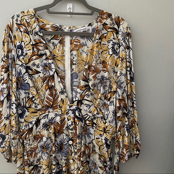 NWT Faithfull the Brand x Anthro Chloe Midi Dress - Picture 4 of 7